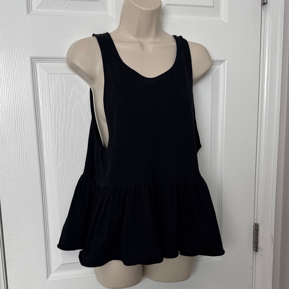 We the free black backless tank top! Size S.